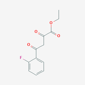 molecular formula C12H11FO4 B3021293 Ethyl 4-(2-fluorophenyl)-2,4-dioxobutanoate CAS No. 741286-80-6