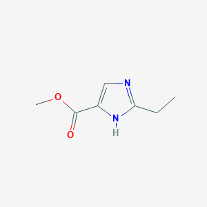 molecular formula C7H10N2O2 B3021294 Methyl 2-ethyl-1H-imidazole-4-carboxylate CAS No. 52039-58-4