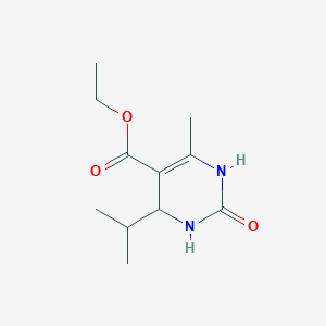 molecular formula C11H18N2O3 B3021300 Ethyl 4-isopropyl-6-methyl-2-oxo-1,2,3,4-tetrahydro-5-pyrimidinecarboxylate CAS No. 198826-86-7
