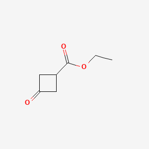 molecular formula C7H10O3 B3021305 3-氧代环丁烷甲酸乙酯 CAS No. 87121-89-9
