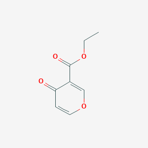 molecular formula C8H8O4 B3021307 Ethyl 4-oxo-4H-pyran-3-carboxylate CAS No. 1359858-91-5