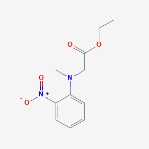 molecular formula C11H14N2O4 B3021309 Ethyl 2-[methyl(2-nitrophenyl)amino]acetate CAS No. 116059-07-5