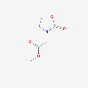 molecular formula C7H11NO4 B3021312 Ethyl 2-(2-oxo-1,3-oxazolidin-3-yl)acetate CAS No. 75125-24-5