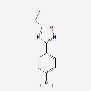 4-(5-Ethyl-1,2,4-oxadiazol-3-yl)aniline