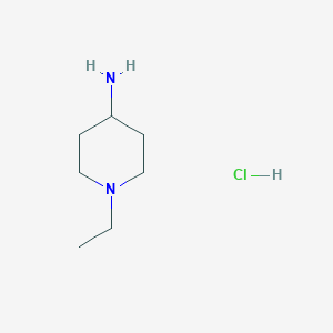 molecular formula C7H17ClN2 B3021317 1-Ethylpiperidin-4-amine hydrochloride CAS No. 534595-58-9