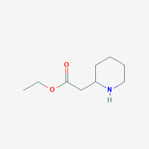 B3021318 Ethyl piperidin-2-ylacetate CAS No. 2739-99-3