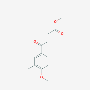 Ethyl 4-(4-methoxy-3-methylphenyl)-4-oxobutanoate