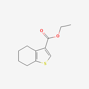 molecular formula C11H14O2S B3021328 Ethyl 4,5,6,7-tetrahydrobenzo[b]thiophene-3-carboxylate CAS No. 14559-12-7