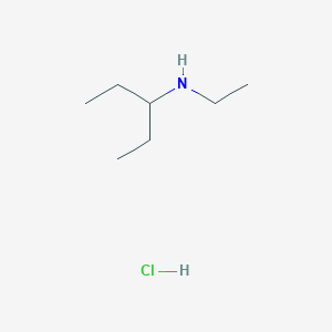 molecular formula C7H18ClN B3021333 N-Ethylpentan-3-amine hydrochloride CAS No. 151668-06-3