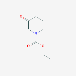 molecular formula C8H13NO3 B3021344 3-氧代哌啶-1-甲酸乙酯 CAS No. 61995-19-5