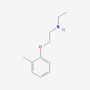 molecular formula C11H17NO B3021347 N-Ethyl-2-(2-methylphenoxy)ethanamine CAS No. 75612-32-7