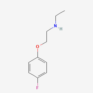 molecular formula C10H14FNO B3021349 N-Ethyl-2-(4-fluorophenoxy)ethanamine CAS No. 915924-17-3