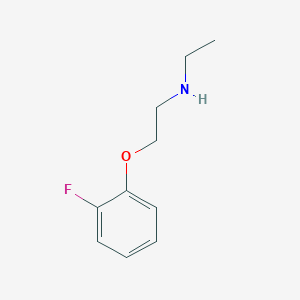 molecular formula C10H14FNO B3021350 N-Ethyl-2-(2-fluorophenoxy)ethanamine CAS No. 915920-96-6