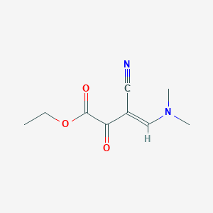 Ethyl 3-cyano-4-(dimethylamino)-2-oxobut-3-enoate