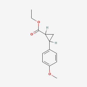 Ethyl 2-(4-methoxyphenyl)cyclopropanecarboxylate