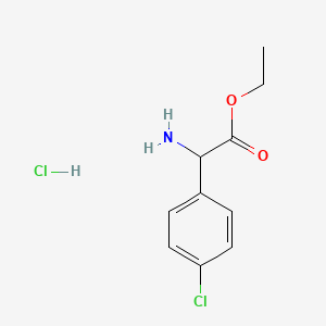 Ethyl 2-amino-2-(4-chlorophenyl)acetate hydrochloride