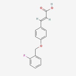 (2e)-3-(4-[(2-Fluorobenzyl)oxy]phenyl)acrylic acid