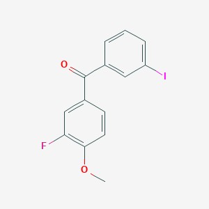 3'-Fluoro-3-iodo-4'-methoxybenzophenone