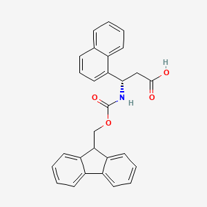 (S)-3-((((9H-Fluoren-9-yl)methoxy)carbonyl)amino)-3-(naphthalen-1-yl)propanoic acid