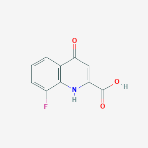 molecular formula C10H6FNO3 B3021427 8-Fluoro-4-hydroxyquinoline-2-carboxylic acid CAS No. 1016506-97-0