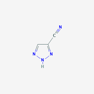 molecular formula C3H2N4 B3021456 1H-1,2,3-三唑-4-腈 CAS No. 18755-49-2