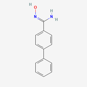 molecular formula C13H12N2O B3021460 (Z)-N'-Hydroxy-[1,1'-biphenyl]-4-carboximidamide CAS No. 1648828-03-8