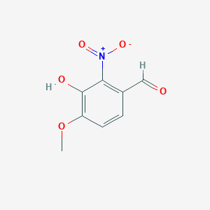 3-Hydroxy-4-methoxy-2-nitrobenzaldehyde