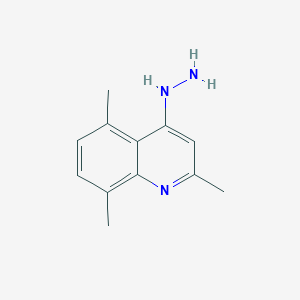 4-Hydrazino-2,5,8-Trimethylquinoline
