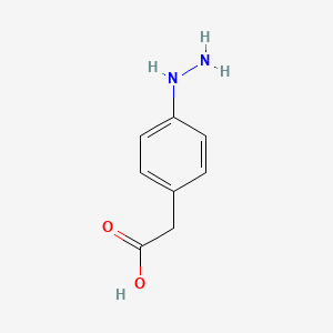 2-(4-Hydrazinylphenyl)acetic acid