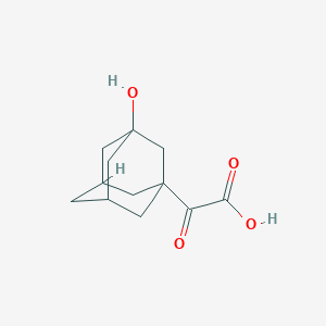 molecular formula C12H16O4 B3021495 2-(3-Hydroxyadamantan-1-yl)-2-oxoacetic acid CAS No. 709031-28-7