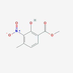 molecular formula C9H9NO5 B3021510 Methyl 2-hydroxy-4-methyl-3-nitrobenzoate CAS No. 24279-14-9