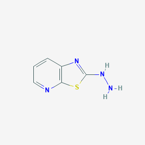 molecular formula C6H6N4S B3021512 Thiazolo[5,4-b]pyridin-2(1H)-one, hydrazone CAS No. 57135-11-2