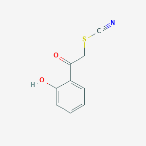 molecular formula C9H7NO2S B3021516 2-(2-Hydroxyphenyl)-2-oxoethyl thiocyanate CAS No. 98589-48-1