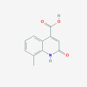 2-Hydroxy-8-methyl-quinoline-4-carboxylic acid