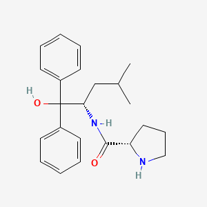 (2S)-N-[(1S)-1-(Hydroxydiphenylmethyl)-3-methylbutyl]-2-pyrrolidinecarboxamide