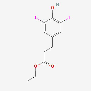Ethyl 3-(4-hydroxy-3,5-diiodophenyl)propanoate
