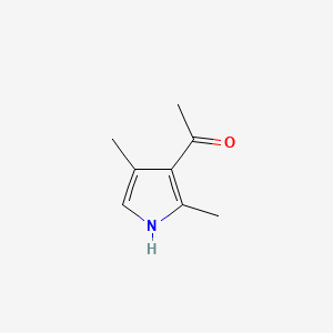 molecular formula C8H11NO B3021540 3-Acetyl-2,4-dimethylpyrrole CAS No. 2386-25-6