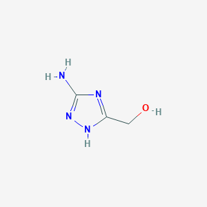 molecular formula C3H6N4O B3021554 (5-amino-1H-1,2,4-triazol-3-yl)methanol CAS No. 27277-03-8
