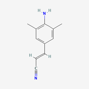molecular formula C11H12N2 B3021560 (E)-3-(4-Amino-3,5-dimethylphenyl)acrylonitrile CAS No. 500292-94-4