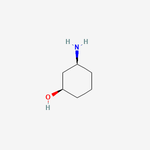 molecular formula C6H13NO B3021571 (1R,3S)-3-Aminocyclohexanol CAS No. 6982-42-9