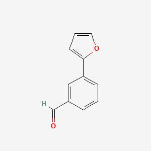 molecular formula C11H8O2 B3021589 3-(2-Furyl)benzaldehyde CAS No. 85553-52-2