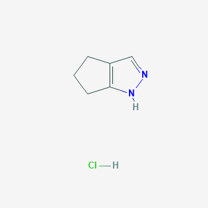 molecular formula C6H9ClN2 B3021593 1,4,5,6-Tetrahydrocyclopenta[c]pyrazole hydrochloride CAS No. 1071575-85-3