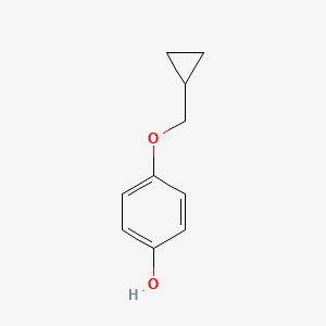 molecular formula C10H12O2 B3021601 4-(Cyclopropylmethoxy)phenol CAS No. 63659-24-5