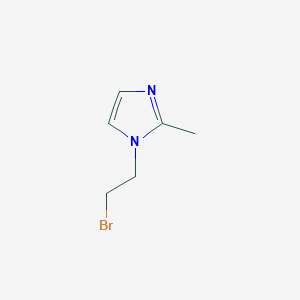 molecular formula C6H10Br2N2 B3021612 1-(2-bromoethyl)-2-methyl-1H-imidazole CAS No. 82566-60-7