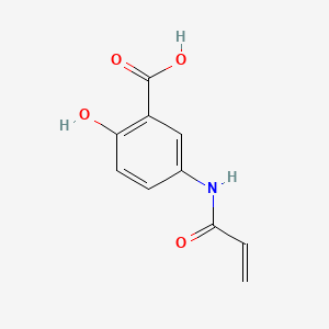 molecular formula C10H9NO4 B3021613 Poly(N-acryloyl-5-aminosalicylic acid) CAS No. 39833-78-8