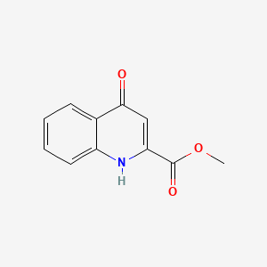 molecular formula C11H9NO3 B3021628 Methyl 4-Hydroxyquinoline-2-carboxylate CAS No. 7101-89-5
