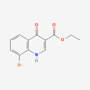 molecular formula C12H10BrNO3 B3021654 Ethyl 8-bromo-4-hydroxyquinoline-3-carboxylate CAS No. 692764-07-1