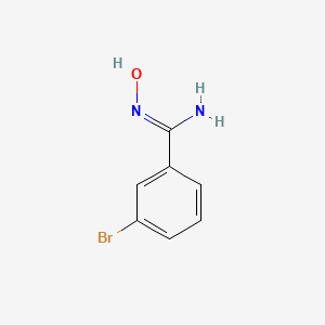 molecular formula C7H7BrN2O B3021663 3-bromo-N'-hydroxybenzenecarboximidamide CAS No. 1643440-91-8