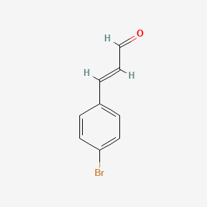 molecular formula C9H7BrO B3021665 4-Bromocinnamaldehyde CAS No. 49678-04-8