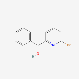 molecular formula C12H10BrNO B3021715 (6-Bromopyridin-2-YL)(phenyl)methanol CAS No. 234111-09-2
